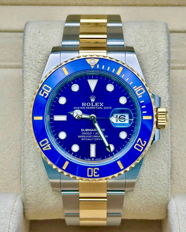 2023 Rolex Submariner Date "Bluesy" 41MM Blue DIal Two-Tone Oyster Bracelet (126613LB)