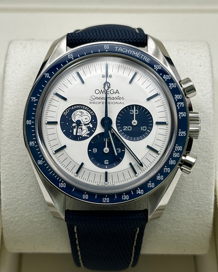 2026 Omega Speedmaster Professional Moonwatch 42MM Silver Dial Textile Strap (310.32.42.50.02.001)