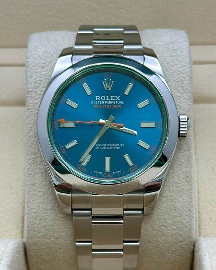 2021 Rolex Milgauss 40MM Blue Dial Oyster Bracelet (116400GV)