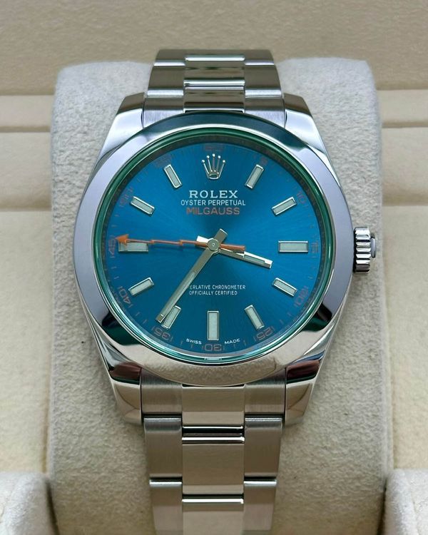 2021 Rolex Milgauss 40MM Blue Dial Oyster Bracelet (116400GV)