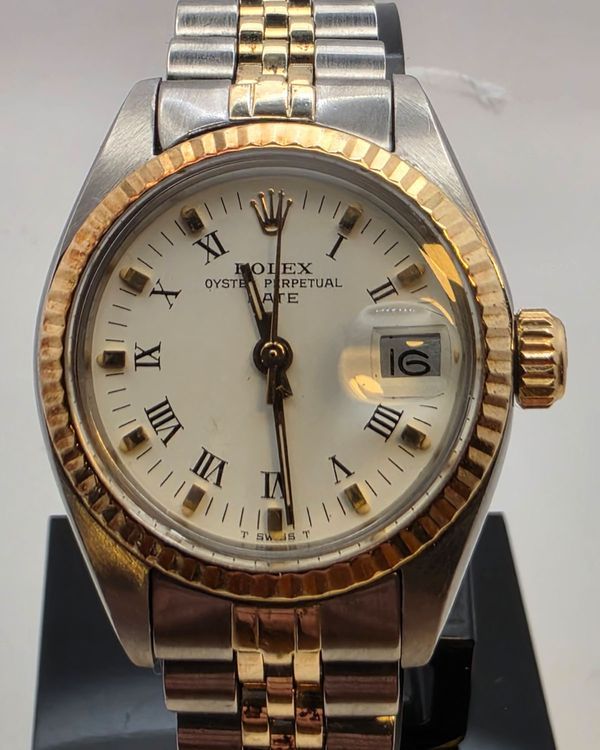 1978 Rolex Lady-Datejust 26MM White Dial Two-Tone Jubilee Bracelet (6917)