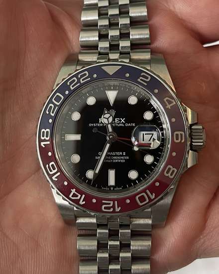 2020 Rolex GMT-Master II "Pepsi" 40MM Black Dial Jubilee Bracelet (126710BLRO)