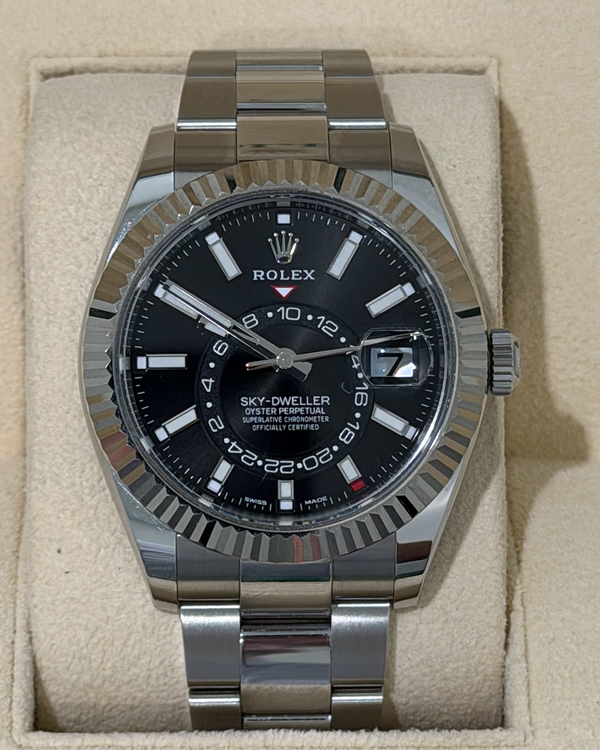 2024 Rolex Sky-Dweller 42MM Black Dial Oyster Bracelet (326934)
