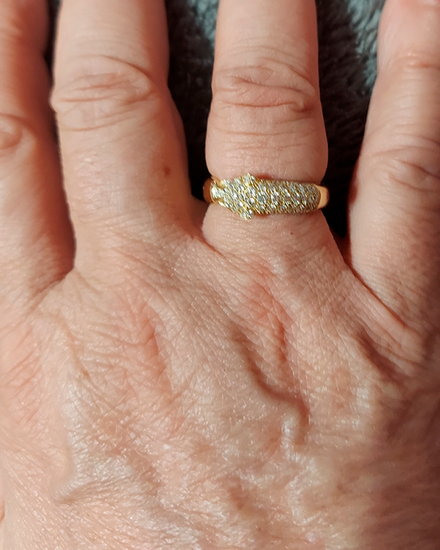 Cartier Panthère De Cartier Ring 6.75 Yellow Gold Diamonds Emeralds (Ring)