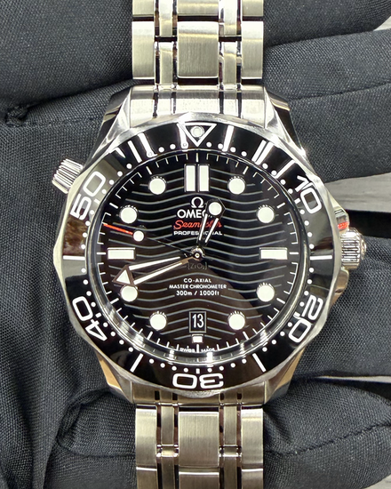 2026 Omega Seamaster Diver 300M 42MM Black Dial Steel Bracelet (210.30.42.20.01.001)