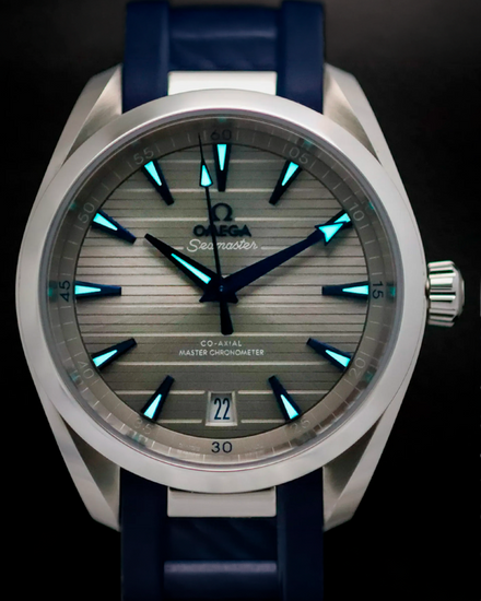 2025 Omega Seamaster Aqua Terra 150M 41MM Grey Dial Rubber Strap (220.12.41.21.06.001)