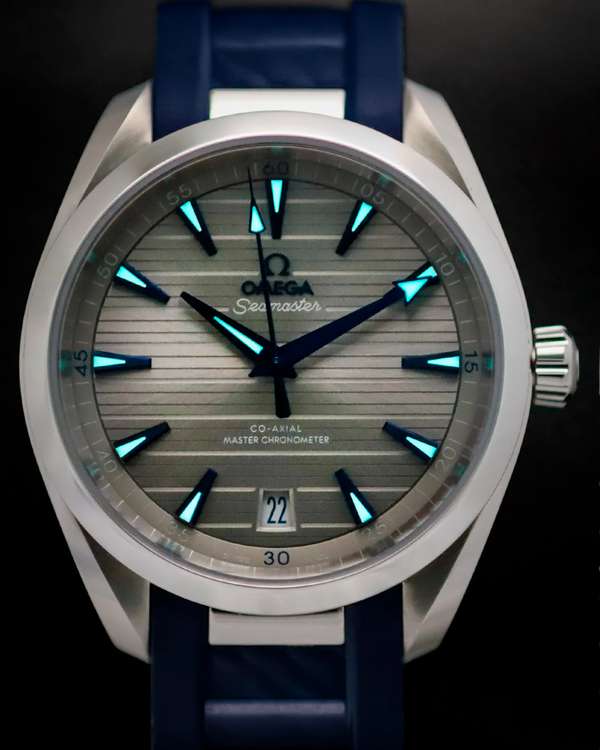 2025 Omega Seamaster Aqua Terra 150M 41MM Grey Dial Rubber Strap (220.12.41.21.06.001)