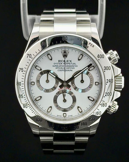 2012 Rolex Cosmograph Daytona 40MM White Dial Oyster Bracelet (116520)