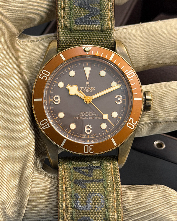Tudor Black Bay Heritage Bronze 43MM Brown Dial Textile Strap (79250BM)
