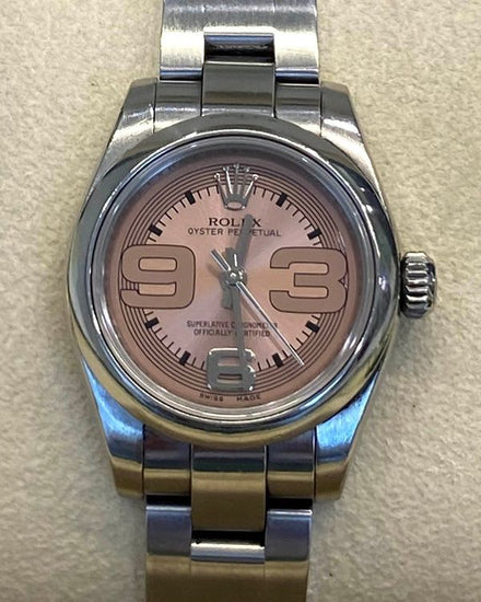 2019 Rolex Oyster Perpetual 26MM Pink Dial Oyster Bracelet (176200)