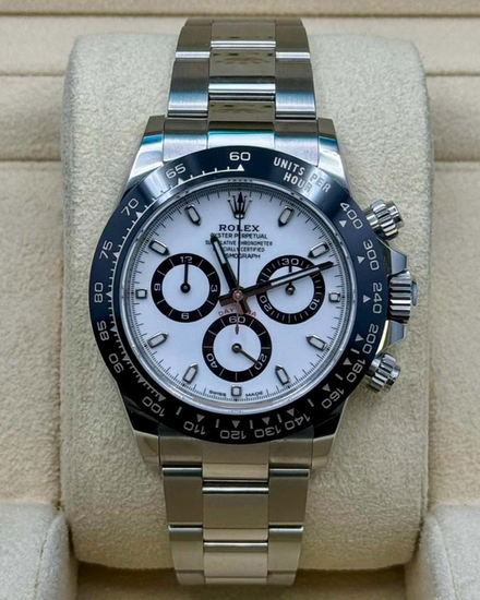 2023 Rolex Cosmograph Daytona "Panda" 40MM White Dial Oyster Bracelet (116500LN)