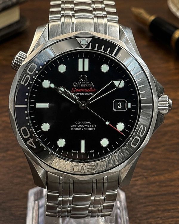No Reserve - 2023 Omega Seamaster Diver 300M 41MM Black Dial Steel Bracelet (212.30.41.20.01.003)