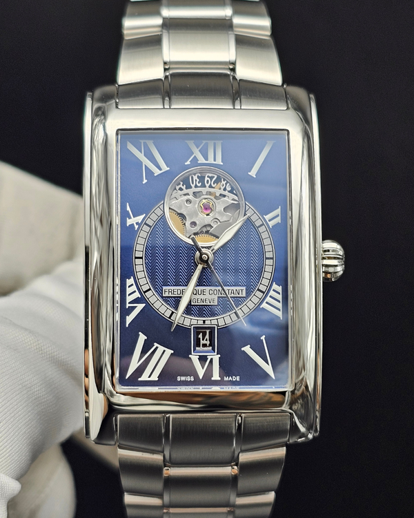 No Reserve - Frederique Constant Classics 47MM Blue Dial Steel Bracelet (FC-315DNS4C26B)