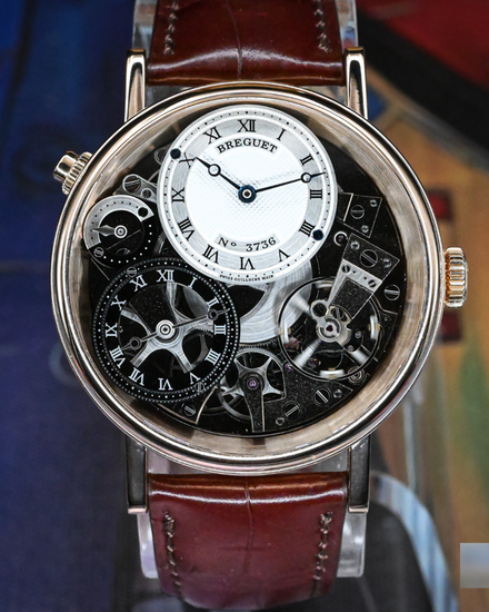 2017 Breguet Tradition 40MM Skeleton Dial Leather Strap (7067BR/G1/9W6)