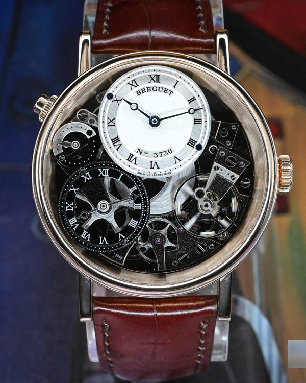 2017 Breguet Tradition 40MM Skeleton Dial Leather Strap (7067BR/G1/9W6)