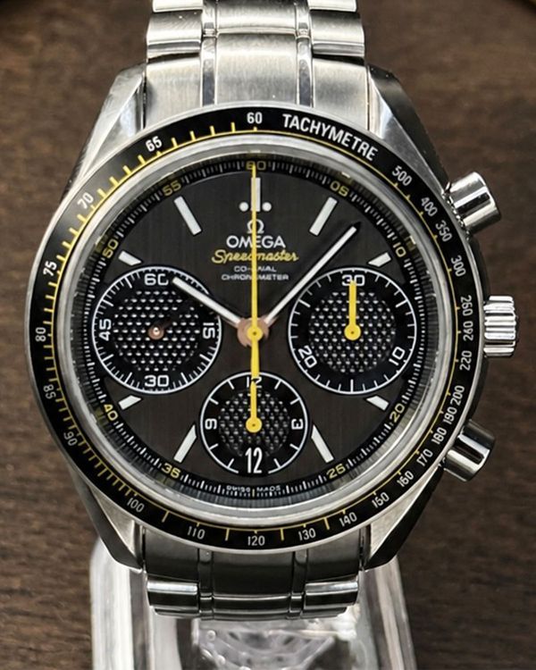 No Reserve - 2018 Omega Speedmaster Racing 40MM Grey Dial Steel Bracelet (326.30.40.50.06.001)