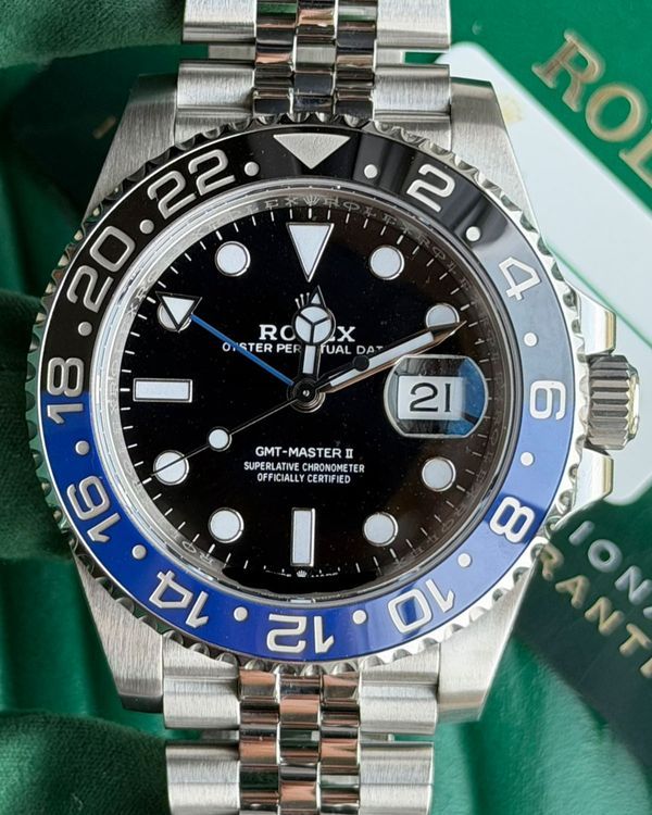 2021 Rolex GMT-Master II "Batgirl" 40MM Black Dial Jubilee Bracelet (126710BLNR)