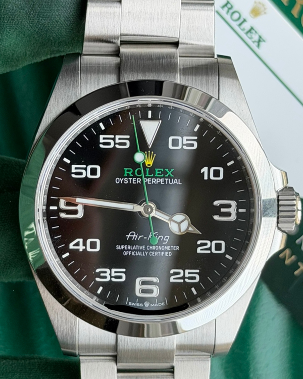 2022 Rolex Air-King 40MM Black Dial Oyster Bracelet (126900)