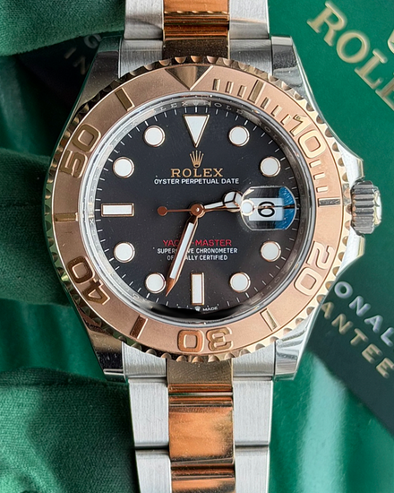 2024 Rolex Yacht-Master 40MM Black Dial Two-Tone Oyster Bracelet (126621)