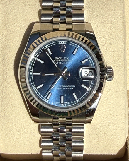 2018 Rolex Datejust 31MM Blue Dial Jubilee Bracelet (178274)