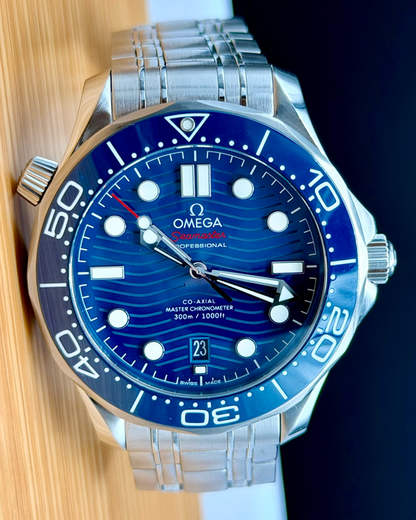 2024 Omega Seamaster Diver 300M 42MM Blue Dial Steel Bracelet (210.30.42.20.03.001)