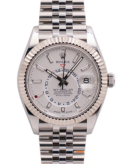 2023 Rolex Sky-Dweller 42MM White Dial Jubilee Bracelet (336934)
