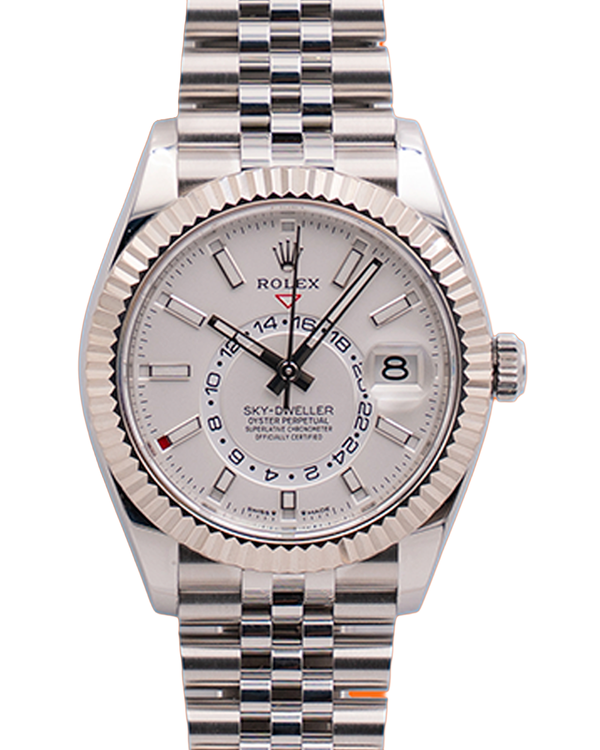 2023 Rolex Sky-Dweller 42MM White Dial Jubilee Bracelet (336934)