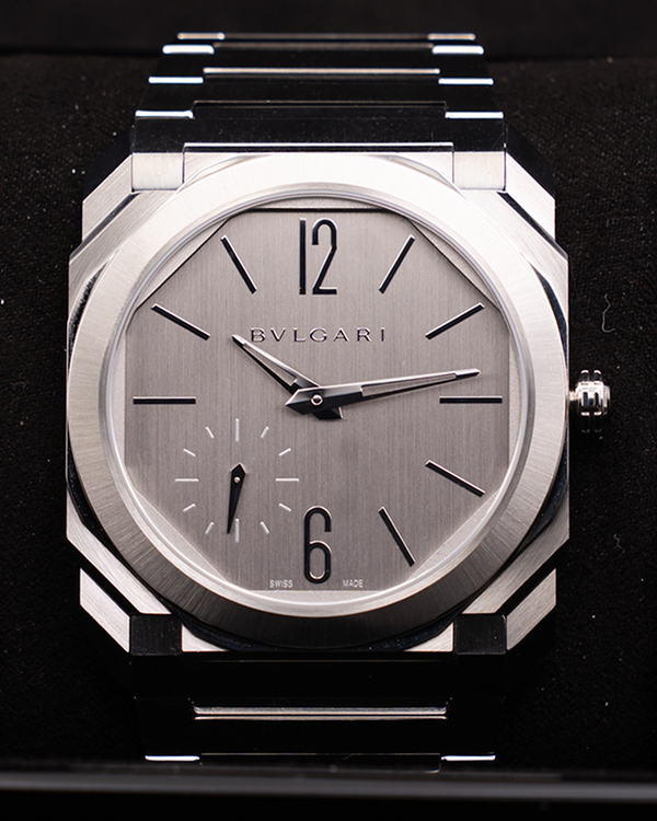 Bvlgari Octo Finissimo 40MM Grey Dial Steel Bracelet (103464)