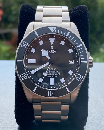 2022 Tudor Pelagos 42MM Black Dial Titanium Bracelet (25600TN)