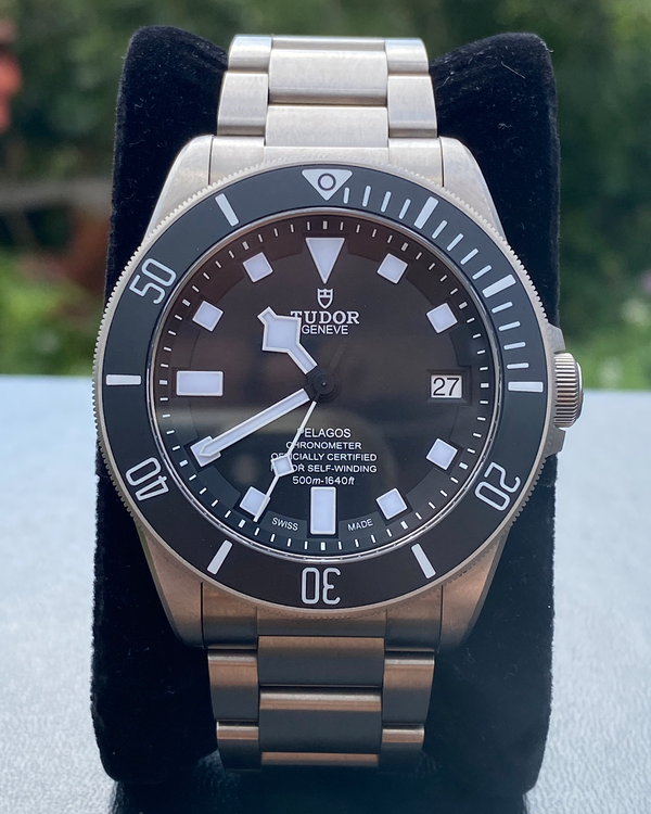 2022 Tudor Pelagos 42MM Black Dial Titanium Bracelet (25600TN)