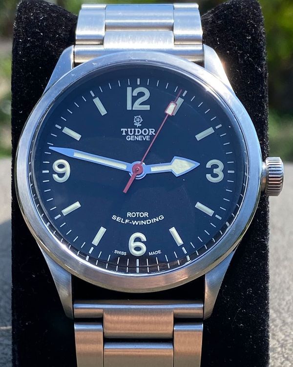 Tudor Ranger 39MM Black Dial Steel Bracelet