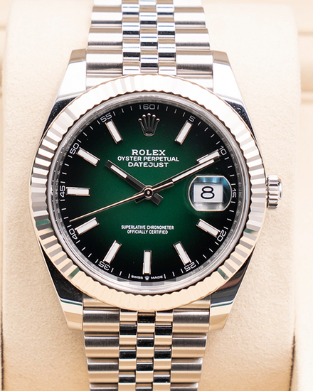 2026 Rolex Datejust 41MM Green "Ombré" Dial Jubilee Bracelet (126334)