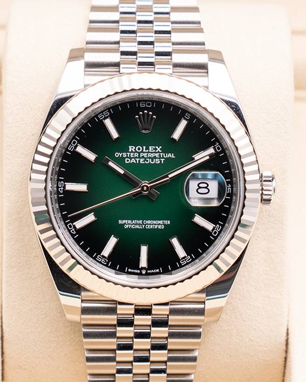 2026 Rolex Datejust 41MM Green "Ombré" Dial Jubilee Bracelet (126334)