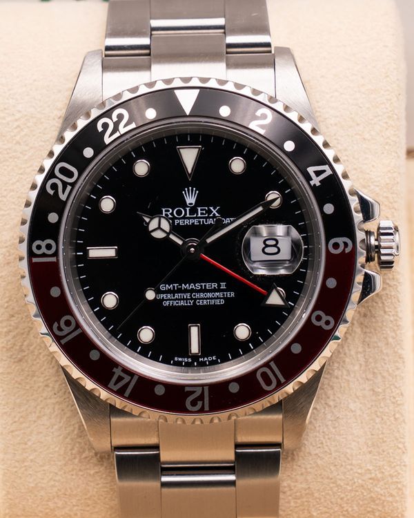 Rolex GMT-Master II 40MM Black Dial Oyster Bracelet (16710)
