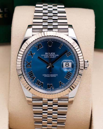 2025 Rolex Datejust 41MM Blue Dial Jubilee Bracelet (126334)
