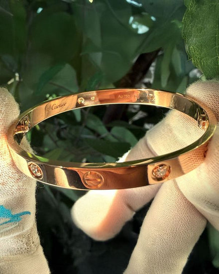 2021 Cartier Love De Cartier Bracelet Size 17 Rose Gold (Love Bracelet)