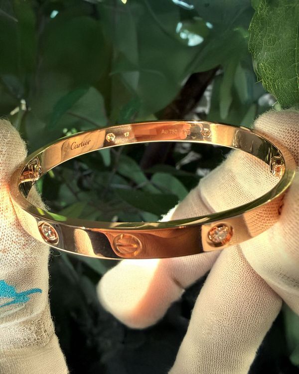 Cartier Love De Cartier Bracelet Size 17 Rose Gold (Love Bracelet)