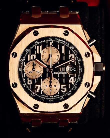 2019 Audemars Piguet Royal Oak Offshore 42MM Black Dial Leather Strap (26470OR.OO.A002CR.02)