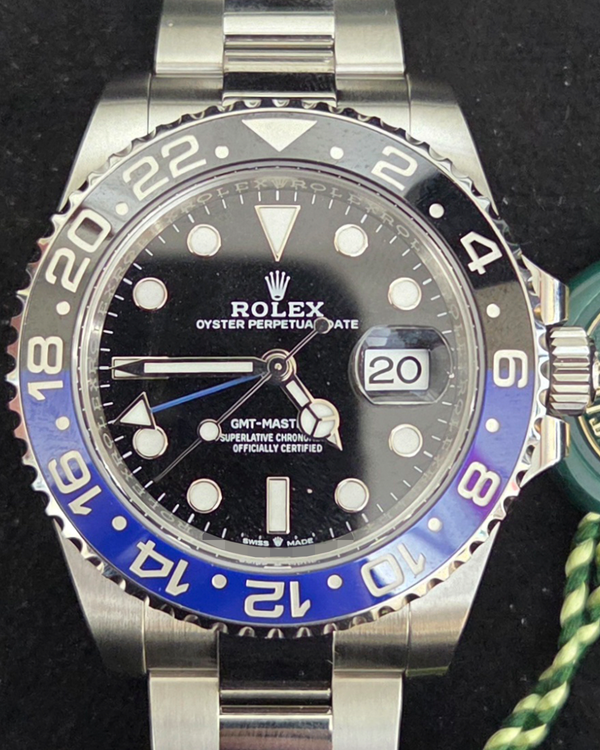 2026 Rolex GMT-Master II "Batman" 40MM Black Dial Oyster Bracelet (126710BLNR)