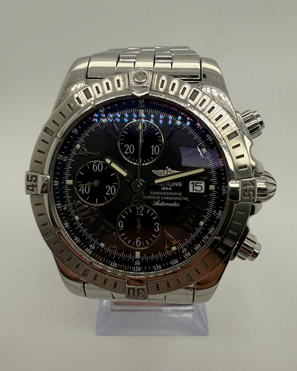 Breitling Chronomat Evolution 44MM Grey Dial Steel Bracelet (A13356)