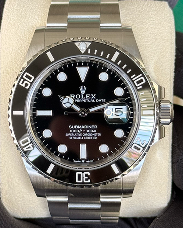 2021  Rolex Submariner Date 41MM Black Dial Oyster Bracelet (126610LN)