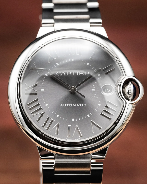 2022 Cartier Ballon Bleu 40MM Grey Dial Steel Bracelet (WSBB0060)