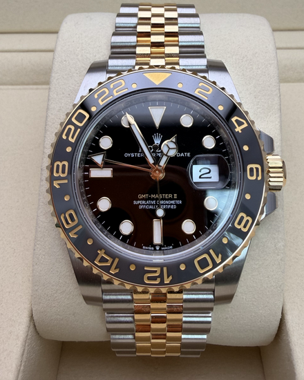 2026 Rolex GMT-Master II "Zombie" 40MM Black Dial Two-Tone Jubilee Bracelet (126713GRNR)