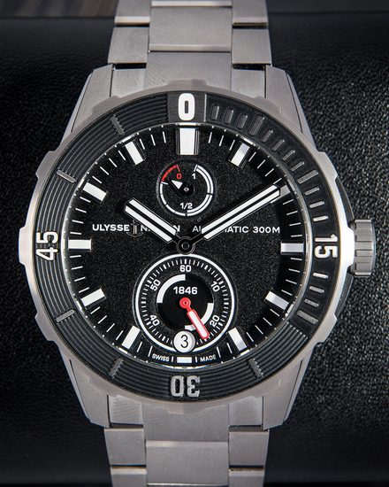 2025 Ulysse Nardin Diver 44MM Black Dial Titanium Bracelet (1183-170-7M/92)