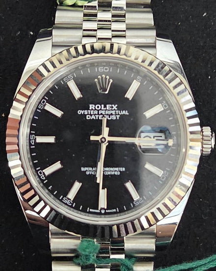 2025 Rolex Datejust 41MM Black Dial Jubilee Bracelet (126334)