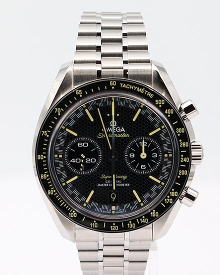 No Reserve - Omega Speedmaster Super Racing 44.25MM Black Dial Steel Bracelet (329.30.44.51.01.003)