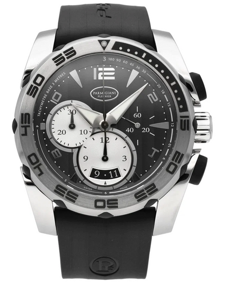 Parmigiani Fleurier Pershing 005 42MM Grey Dial Rubber Strap (PFC528-0010300-X01402)