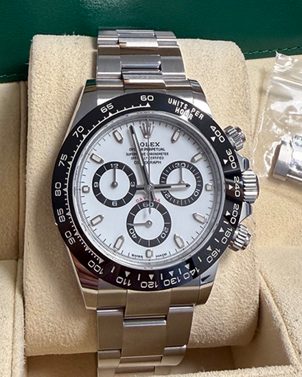 2020 Rolex Cosmograph Daytona "Panda" 40MM White Dial Oyster Bracelet (116500LN)
