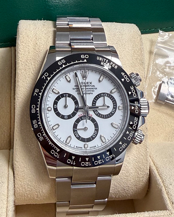 2020 Rolex Cosmograph Daytona "Panda" 40MM White Dial Oyster Bracelet (116500LN)