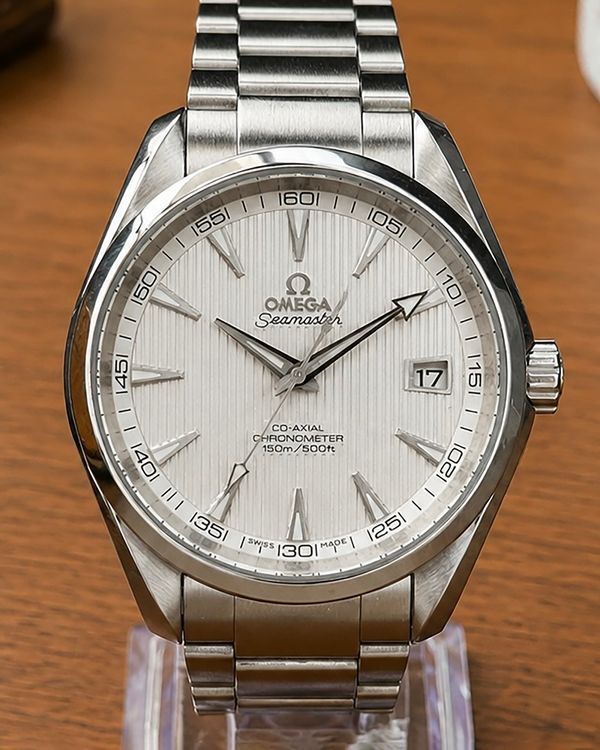 No Reserve - 2019 Omega Seamaster Aqua Terra 41.5MM Silver Dial Steel Bracelet (231.10.42.21.02.001)